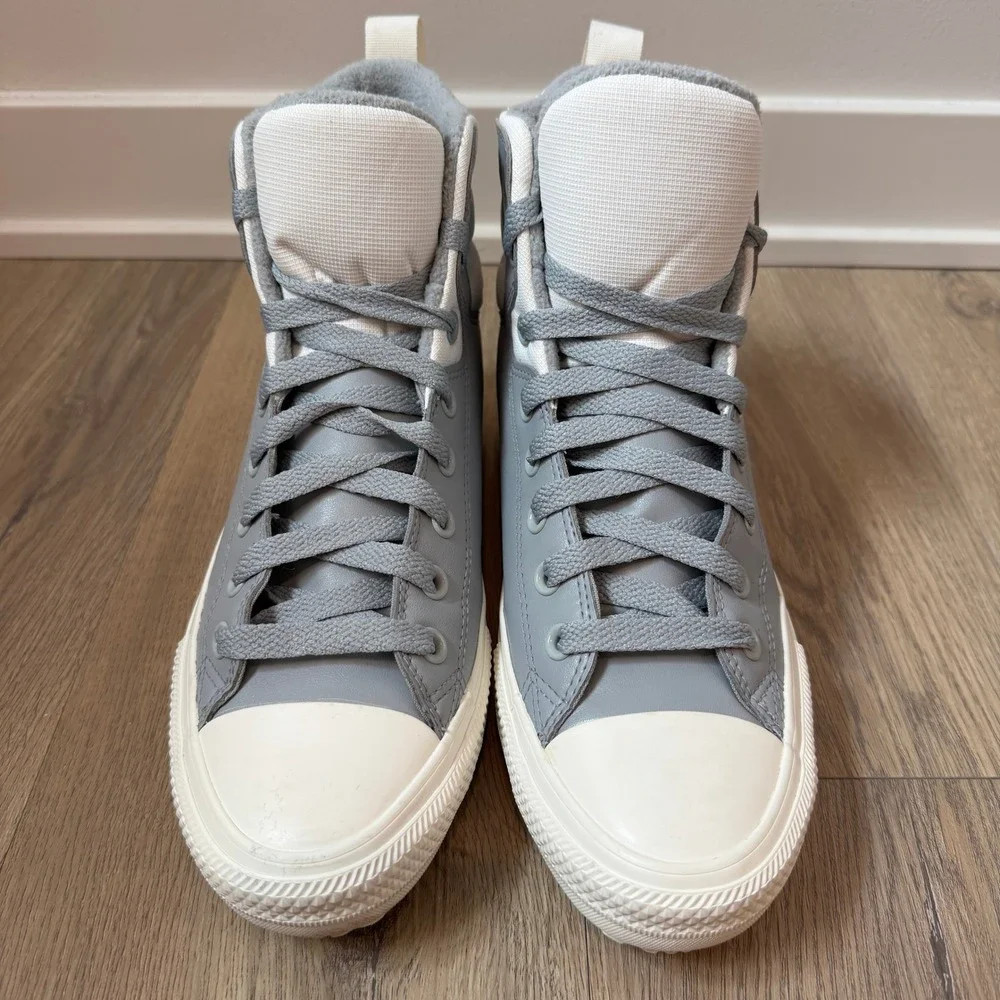 Converse Chuck Taylor All Star Berkshire Boot Grey White Mens 8 Women's 10